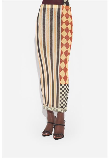 patchwork long skirt woman multicolr JEAN PAUL GAULTIER | 26/01-W-SK033-M015P90
